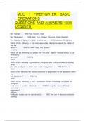Firefighter 1 Final Test&comma; Firefighter 1&comma; Fire 1 TEST PREP questions and answers latest top score&period;