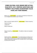 COMM 226-FINAL 2025&vert; BRAND NEW ACTUAL  EXAM WITH 100&percnt; VERIFIED QUESTIONS AND  CORRECT SOLUTIONS&vert; GUARANTEED VALUE  PACK&vert; ACE YOUR GRADES&period;