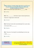 AHR-110 Exam 3 Study Guide Questions and Correct  Detailed Answers &lpar;Verified Answers&rpar; &vert;&vert;Already  Graded A&plus;&vert;&vert;Newest Version