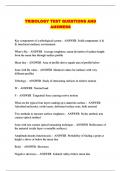 TRIBOLOGY TEST QUESTIONS AND ANSWERS