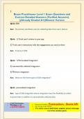 Braze Practitioner Level 1 Exam Questions and Correct Detailed Answers &lpar;Verified Answers&rpar;  &vert;&vert;Already Graded A&plus;&vert;&vert;Newest Version
