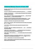 Ordained Bishop Church of God- DOF Exam Questions and Answers 2025&sol;2026&lpar; A&plus; GRADED 100&percnt; VERIFIED&rpar;&period;