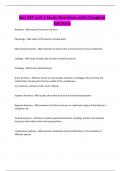biol 227 unit 1 Study Questions with Complete Solutions