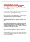 AVID media composer 101 2025 update&vert;comprehensive questions and verified answers &lpar;complete solutions&rpar; A&plus; GRADE&excl;&excl;
