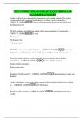 CPLS COURSE EXAM 1 UPDATED QUESTIONS AND ACCURATE ANSWERS