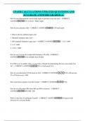 CPAER CALCULATIONS UPDATED QUESTIONS AND ACCURATE ANSWERS GRADED A&plus;