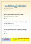 CRTT Questions and Correct Detailed Answers  &lpar;Verified Answers&rpar; &vert;&vert;Already Graded A&plus;&vert;&vert;Newest  Version