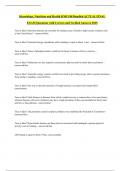 Kinesiology&comma; Nutrition and Health KNH 188 Bundled ACTUAL FINAL EXAM Questions with Correct and Verified Answers 2025