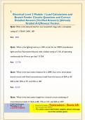 Electrical Level 3 Module 1 Load Calculations and  Branch Feeder Circuits Questions and Correct  Detailed Answers &lpar;Verified Answers&rpar; &vert;&vert;Already  Graded A&plus;&vert;&vert;Newest Version