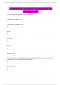 C779 Module 3 Questions Exam Questions and Correct Answers