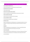 C779 Exam Study Questions and Correct Answers