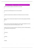 C779 Module 1 Questions and Correct Answers