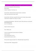 C779 Exam Study Questions and Correct Answers