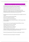 C779 PA Exam Questions and Correct Answers