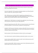 C779 Vocabulary Questions and Correct Answers