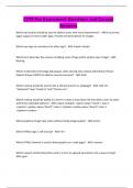 C779 Pre Assessment Questions and Correct Answers