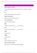 C779 Test Questions and Correct Answers Rated A&plus;