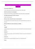 WGU C779 Exam Questions and Correct Answers Rated A&plus;