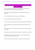 C779 Exam Study Material&sol;Guide&plus;Questions with Correct Answers