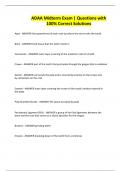 ADAA Midterm Exam &vert; Questions with 100&percnt; Correct Solutions