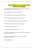 ADAA Midterm Test 2 &vert; Questions with 100&percnt; Correct Solutions