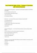 Iowa Herbicide Right of Way - Category 6 Questions with Verified Solutions  In early spring when sod has greened -  Correct Answer Growth regulator application is most effective when applied&colon; A&period; in early spring when sod has greened B&period; in late spring when 