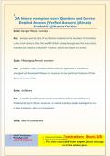 GA history exemption exam Questions and Correct  Detailed Answers &lpar;Verified Answers&rpar; &vert;&vert;Already  Graded A&plus;&vert;&vert;Newest Versio
