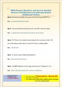 GNA Practice Questions and Correct Detailed  Answers &lpar;Verified Answers&rpar; &vert;&vert;Already Graded  A&plus;&vert;&vert;Newest Version