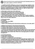 NR 667 CEA FNP ACTUAL EXAM QUESTIONS AND ANSWERS&vert;NEW 2025 UPDATE 100&percnt; CORRECT&vert;ALREADY VERIFIED