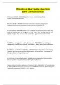 CMAS Exam StudyGuide&plus;Questions 100&percnt; Correct Solutions