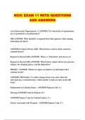 NCIC EXAM 11 WITH QUESTIONS AND ANSWERS