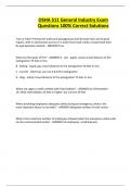 OSHA 511 General Industry Exam Questions 100&percnt; Correct Solutions