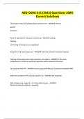 ASO OSHA 511 &lpar;2015&rpar; Questions 100&percnt; Correct Solutions