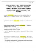 PSIO 305 EXAM 4 BAO 2025&vert; BRAND NEW  ACTUAL EXAM WITH 100&percnt; VERIFIED  QUESTIONS AND CORRECT SOLUTIONS&vert;  GUARANTEED VALUE PACK&vert; ACE YOUR  GRADES&period;
