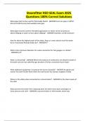 Steamfitter RED SEAL Exam 2025 Questions 100&percnt; Correct Solutions