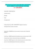 LSW Final Exam Study Guide 2025-2026&period; QUESTIONS WITH CORRECT AND VERIFIED ANSWERS&period; A&plus; GRADED&period;