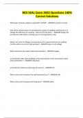 RED SEAL Exam 2025 Questions 100&percnt; Correct Solutions