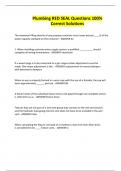Red Seal EXAMS BUNDLE&vert; Questions & Answers Verified 100&percnt;Correct