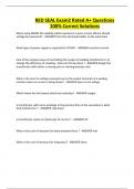 RED SEAL Exam2 Rated A&plus; Questions 100&percnt; Correct Solutions