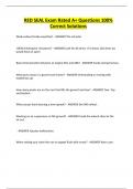 RED SEAL Exam Rated A&plus; Questions 100&percnt; Correct Solutions
