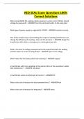 RED SEAL Exam Questions 100&percnt; Correct Solutions