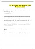 RED SEAL Actual Exam Questions 100&percnt; Correct Solutions