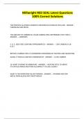 Millwright Red Seal EXAMS BUNDLE&vert; Questions & Answers Verified 100&percnt;Correct