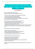 MAINE REAL ESTATE LICENSE PRACTICE EXAM 2025-2026&period; COMPLETE EXAM QUESTIONS WITH CORRECT ANSWERS&period;  A&plus; GRADED&period;