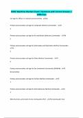 BDOC Maritime Warfare Exam&vert; Questions with Correct Answers &vert; 100&percnt; Pass