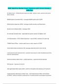 BDOC Maritime Warfare Exam&vert; Questions with Correct Answers &vert; 100&percnt; Pass