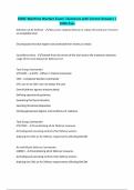 BDOC Maritime Warfare Exam&vert; Questions with Correct Answers &vert; 100&percnt; Pass