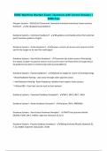 BDOC Maritime Warfare Exam&vert; Questions with Correct Answers &vert; 100&percnt; Pass