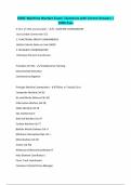 BDOC Maritime Warfare Exam&vert; Questions with Correct Answers &vert; 100&percnt; Pass