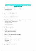 BDOC Maritime Warfare Exam Review&vert; Questions with Correct Answers &vert; 100&percnt; Pass